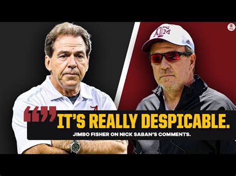 Jimbo Fisher FIRES OFF On Nick Saban FULL Press Conference Reaction CBS Sports HQ YouTube