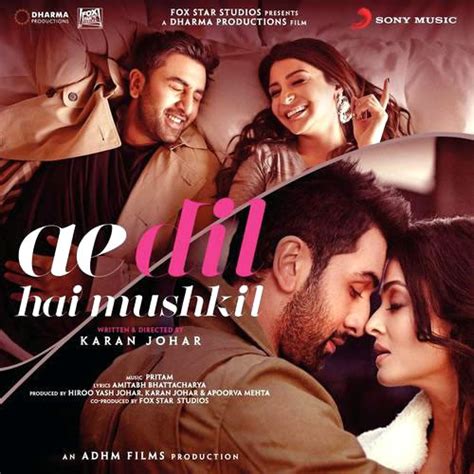 Find here ae dil hai mushkil hindi movie review, rating, duration, star cast, songs, director and brief story of the movie with performance analyses of characters in it. Bulleya Lyrics - Ae Dil Hai Mushkil