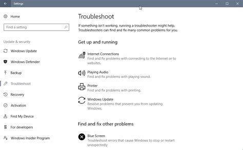 Windows 10 Creators Update Unified Troubleshooting Page Ghacks Tech News