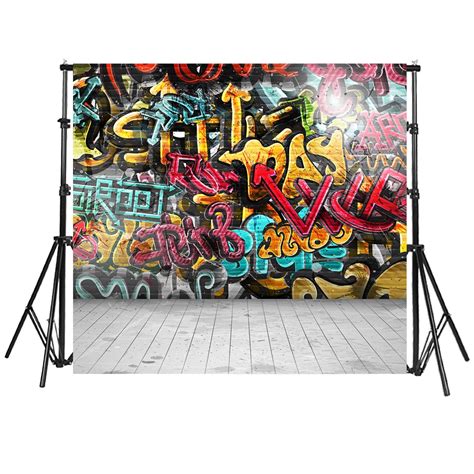 Graffiti Backdrop Wall Floor Photography Background Backdrops Etsy