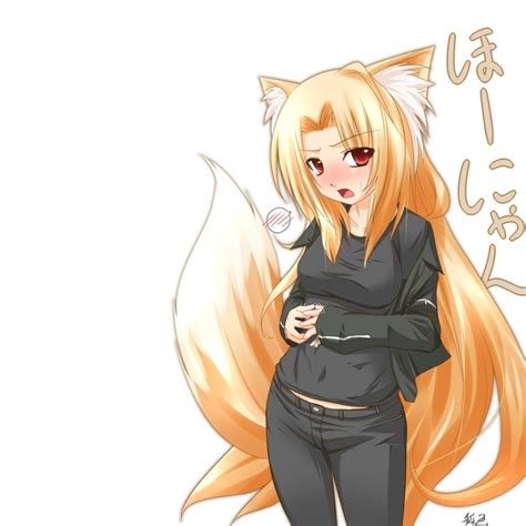 Anime Fox Girl Shy Wallpapers Wallpaper Cave Images And Photos Finder