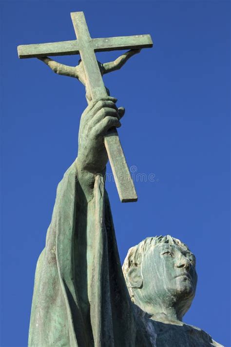 Sao Goncalo Statue In Lagos Portugal Stock Photo Image Of Monument