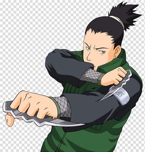 Shikamaru Man Wearing Green And Black Top Naruto Character