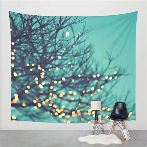 Twinkle Lights Wall Tapestry By Sylvia Cook Photography Society6