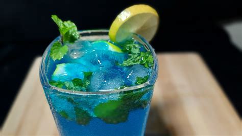 Blue Mojito Blue Curacao Lemonade Blue Lagoon Mojito New