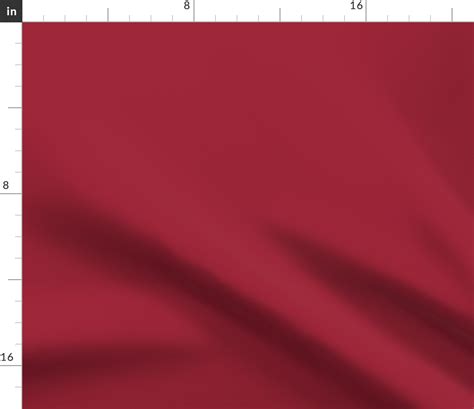 Cherry Red Solid Fabric Spoonflower