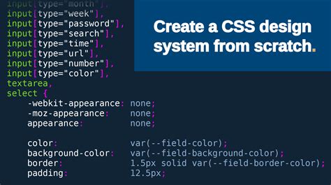 Create A Css Design System From Scratch No Framework Just Css