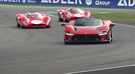 See And Hear The New Ferrari Daytona Sp3 At The Track Alongside The