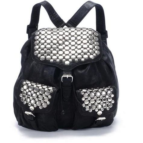 Studded Mab Backpack Black 550 Liked On Polyvore Featuring Bags
