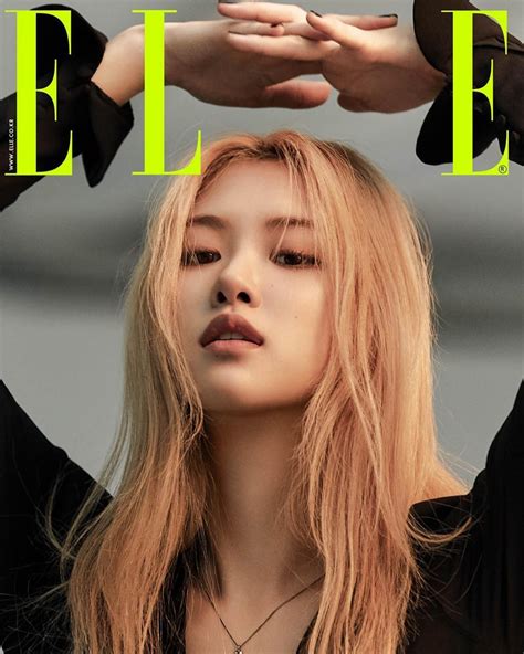 Blackpink Rosé Stars The New Cover Of Elle Korea Magazine For July 2020 Issue In Collaboration