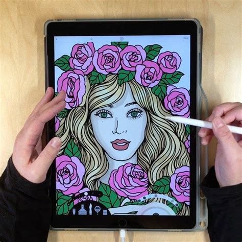 Best Coloring App For Adults Ipad Richard Fernandezs Coloring Pages