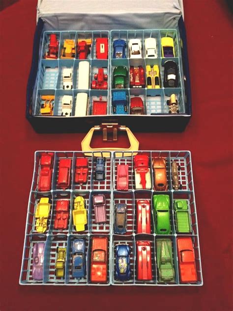 Matchbox Hotwheels Lesney Lot Of 46 Vintage Diecast Cars With Case 60s
