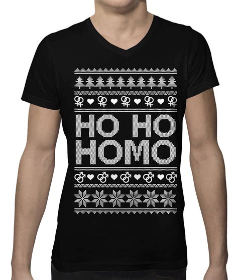 Ho Ho Homo Pro Gay Hilarious Ugly Xmas Christmas Sweater Funny Etsy