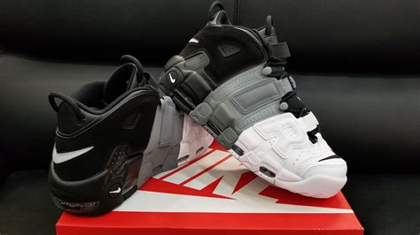 Nike Air More Uptempo Tri Color Black Grey White Release Date 921948