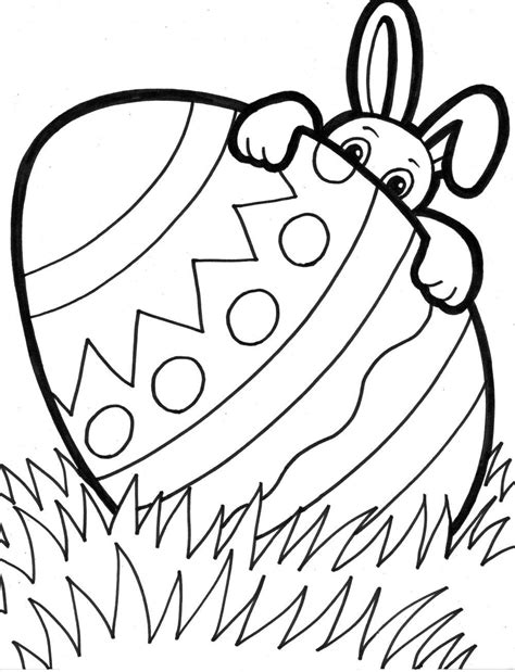 Color the most popular easter symbols like the easter bunny, easter eggs, an easter basket, and an i recommend downloading the pdf files of the easter coloring pages you choose to color. 16 Free Printable Easter Coloring Pages for Kids