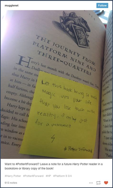 Harry Potter Fans Are Leaving Secret Messages For Book Readers To Find