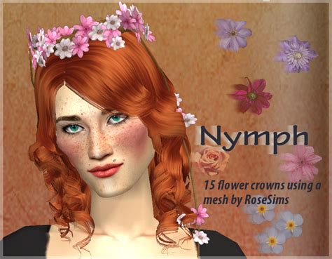 Flower Crown New 74 Flower Crowns Sims 3
