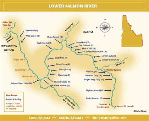 Map Of Salmon River Idaho