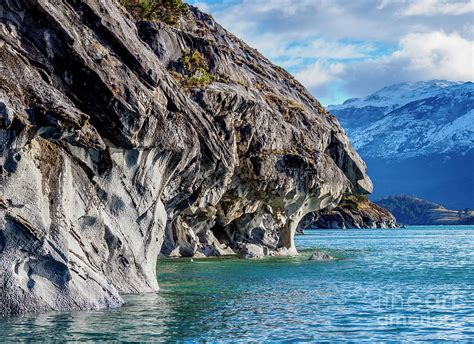 Marble Caves Aysen Region Patagonia Chile Photograph By Karol