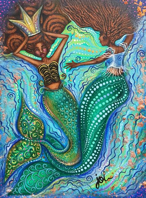 Pin On Yemaya Mami Wata And Black Mermaids