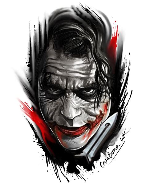 Joker Batman By Casabona Ink Joker Tattoo Design Joker Tattoo