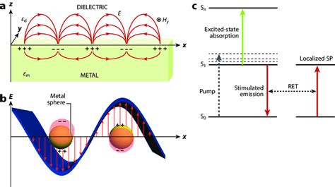 Excitations And Transitions In Surface Plasmon Lasers Schematic Of A