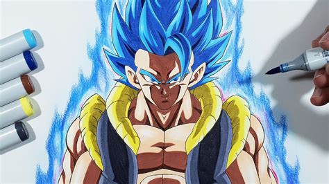 Dargoart Drawing Of Gogeta How To Draw Gogeta From Dragon Ball Z In