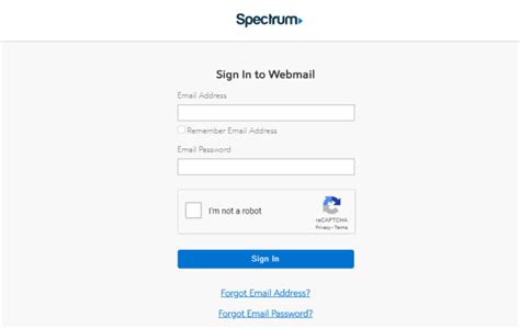 Charter Spectrum Email Log In Charter Spectrum Email Sign In