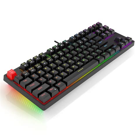 Buy Mechanical Keyboard Havit Tkl Mechanical Gaming Keyboard Wired Led