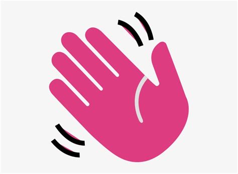 Waving Hand Sign M F Waving Hand Emoji Android Free Transparent Png