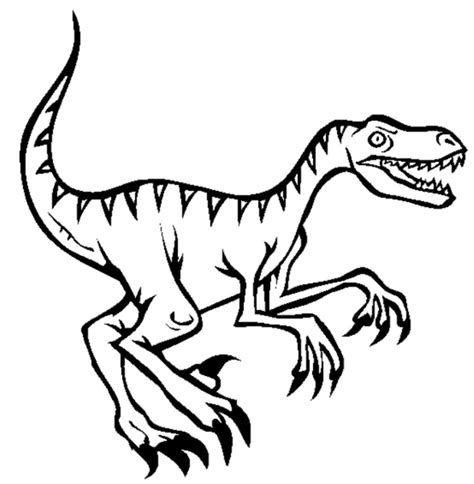 Jurassic World Velociraptor Coloring Pages Pin By Deanna Dodge On Tats Dinosaur Drawing