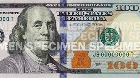 Banknoten Fälschungssichere 100 Dollar Note Geht In Umlauf Welt