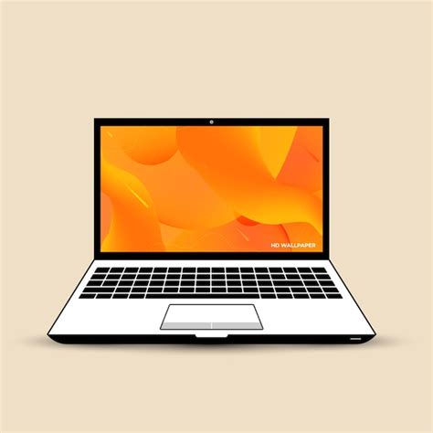 Laptop Orange Vectors And Illustrations For Free Download Freepik