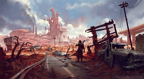 Image Result For Fallout Wasteland Concept Post Apocalyptic Art