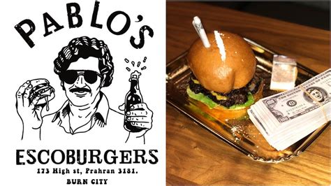 Pablos Escoburgers Serves Burgers With White Powder And Fake 100