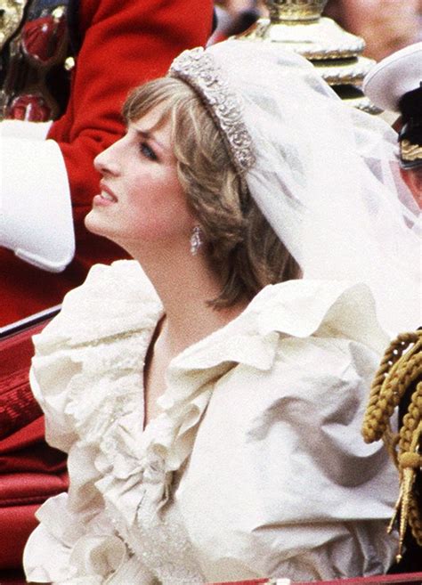 Lady diana's brother, charles spencer, 9th earl spencer and his wife, karen, countess spencer (r) arrive for the royal wedding ceremony of britain's prince harry and meghan markle at st george's chapel in windsor castle (picture: Princess Diana's wedding dress - a look back at her iconic ...