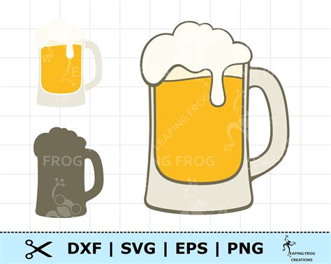 Beer Glass Svg Cut Files For Silhouette Beer Svg Drinking Svg Glass Beers Bottles Svg Decorative