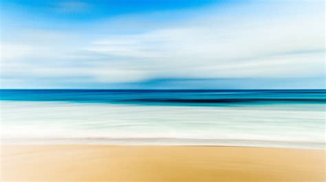 Wallpaper Sunlight Sea Bay Nature Shore Sand Sky Long Exposure