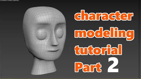 3ds Max Character Head Modeling Tutorial Part2 Youtube