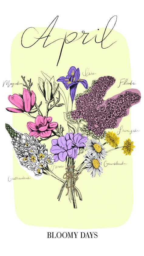 Saisonkalender April Bloomy Blog Blumentipps Und Mehr