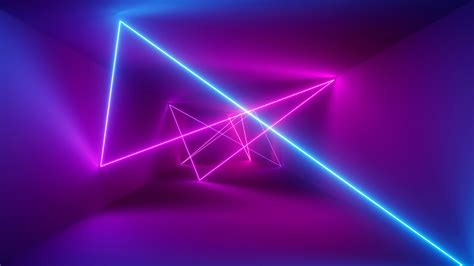 Download 3840x2160 Wallpaper Lights Laser Neon Barrier