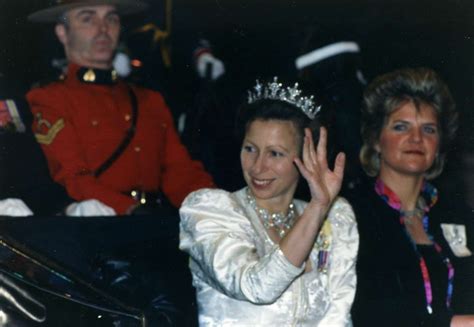 Princess Anne Wearing The Festoon Tiara On State Visit To Canada