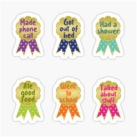 Award Ribbon Sticker Collection Sticker For Sale By 1daisychainlane