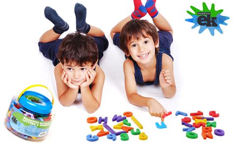 Edukid Toys Abc Magnets 109 Letras Y Números Del Alfabeto Magnético