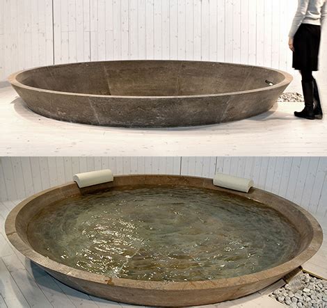 Now if you'll excuse me, i have to go pick up some bathtubs. Oversized Bathtubs - stone large bathtubs by Vaselli