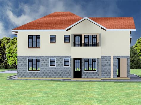 4 Bedroom Maisonette House Designs In Kenya Hpd Consult