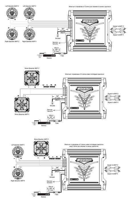 Wiring guide to wire 1 kicker comprt cwrt672 (43cwrt672) subwoofer. Amazon.com : Kicker 08ZX2004 4X50-Watt 4-Channel Amplifier ...