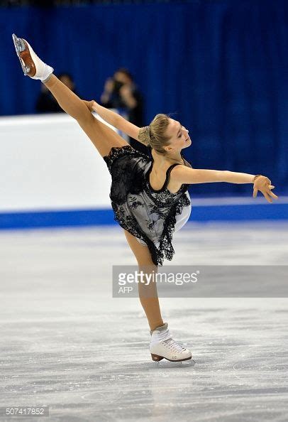 Elena Radionova Of Russia Competes During The Ladies Free Skating Of