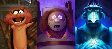For instance, get some of them to smile in the most disturbing way and you might cringe just what made this character a little confusing however was that he became the protector in the second film. Artist Turns THE MUPPETS Into Famous Horror Movie ...