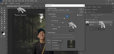 Belajar Photoshop Dasar Menyamakan Warna Photoshop Cc